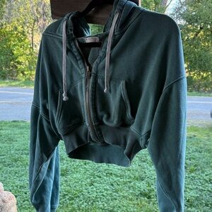 Free People “We the free go to hoodie”, size small, color “jaded”